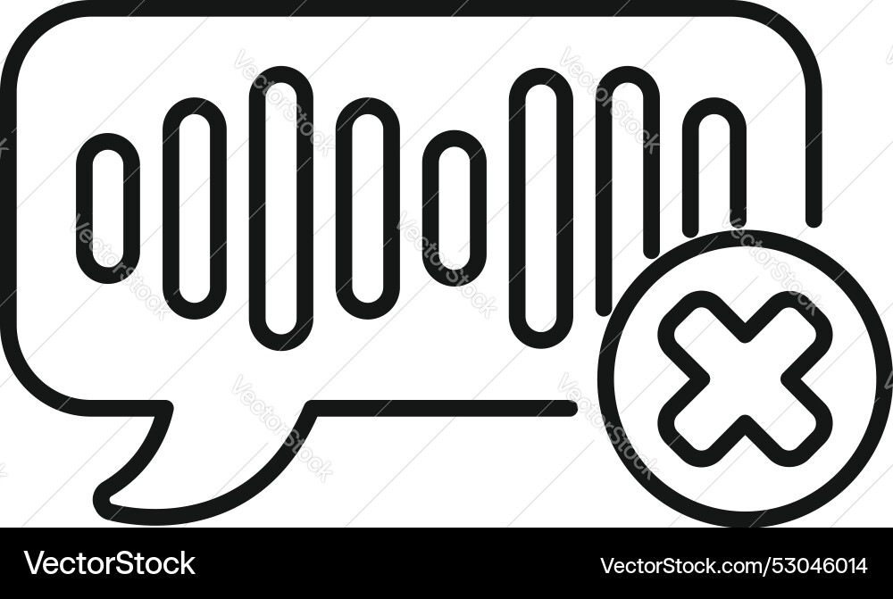 Simple showing a voice message being Simple showing a voice message being vector image