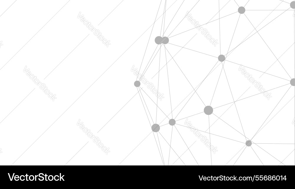 Technology abstract background dots connected Technology abstract background dots connected vector image