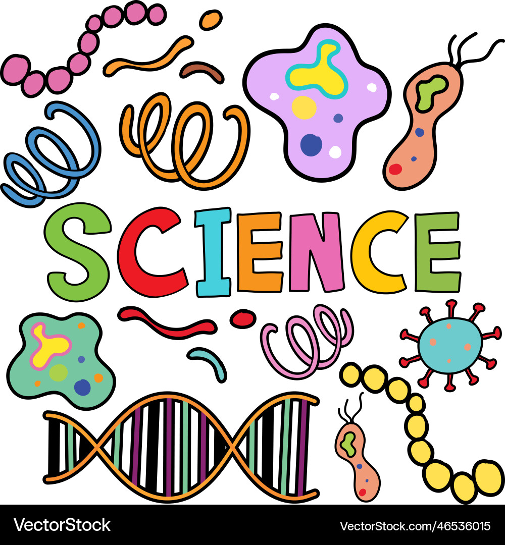 Colorful science objects and icons set Colorful science objects and icons set vector image