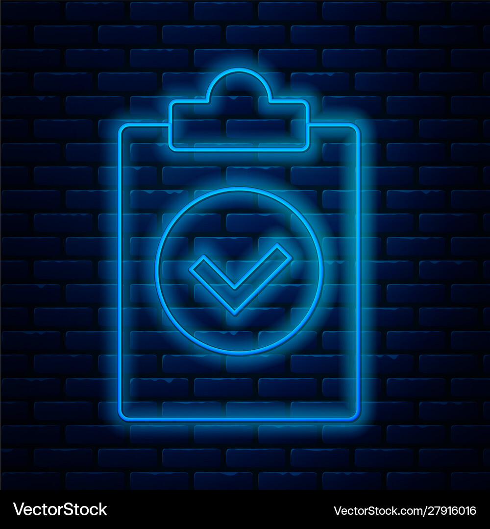Neon check mark Vector Images & Graphics for Commercial Use