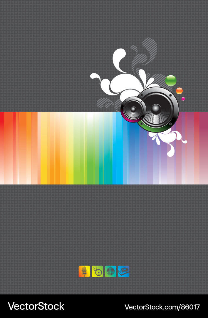 Loudspeakers Royalty Free Vector Image - VectorStock