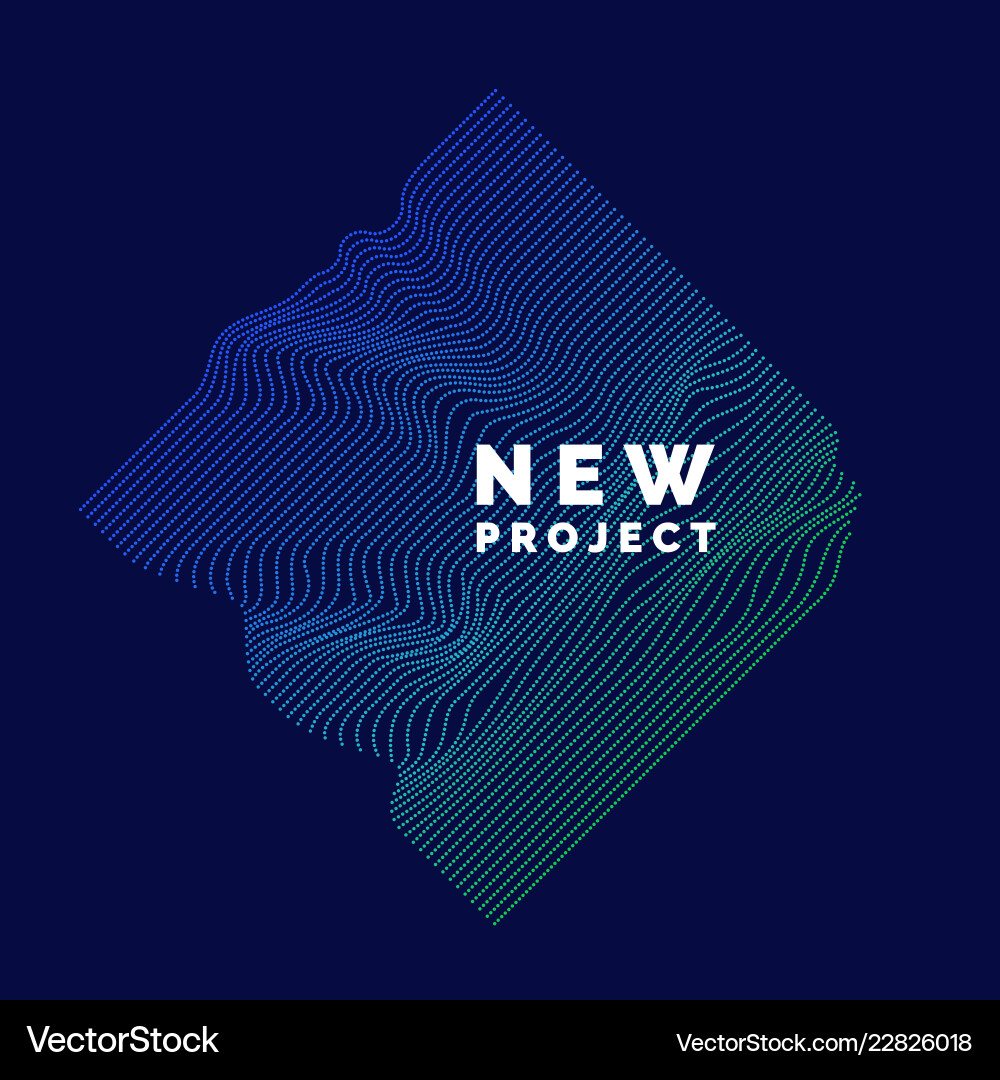 Abstract background with dynamic waves Abstract background with dynamic waves vector image