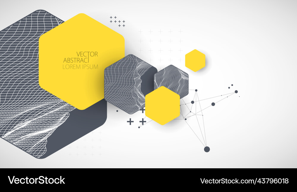Modern Science Abstract Background vector image