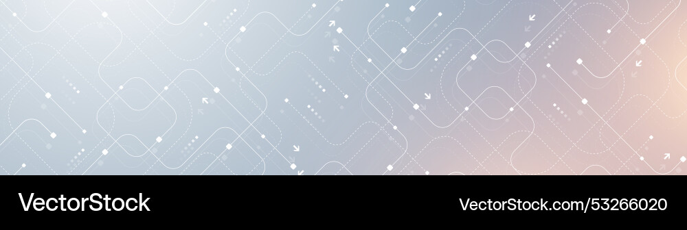 Abstract background with technology circuit board vector image