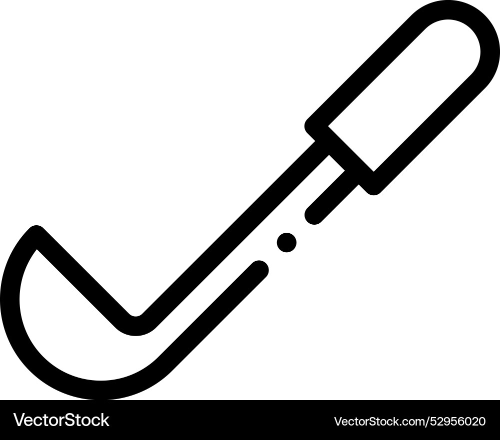 Dipper icon thin linear style design isolated Dipper icon thin linear style design isolated vector image