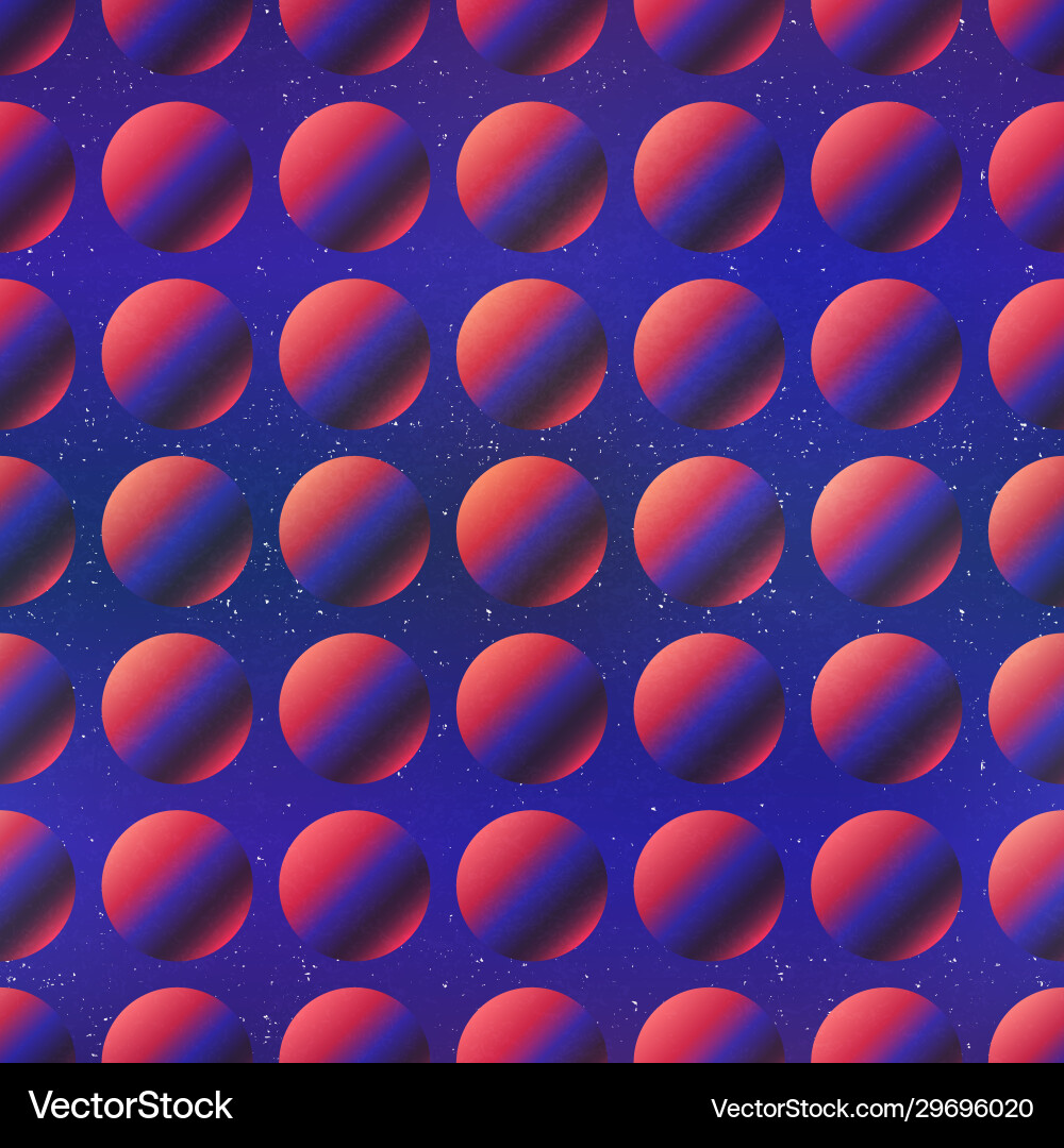 Retro Circle Grunge Pattern vector image