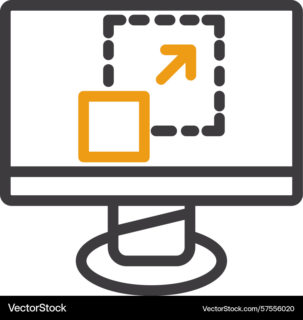 Scalability two color icon Vector Image