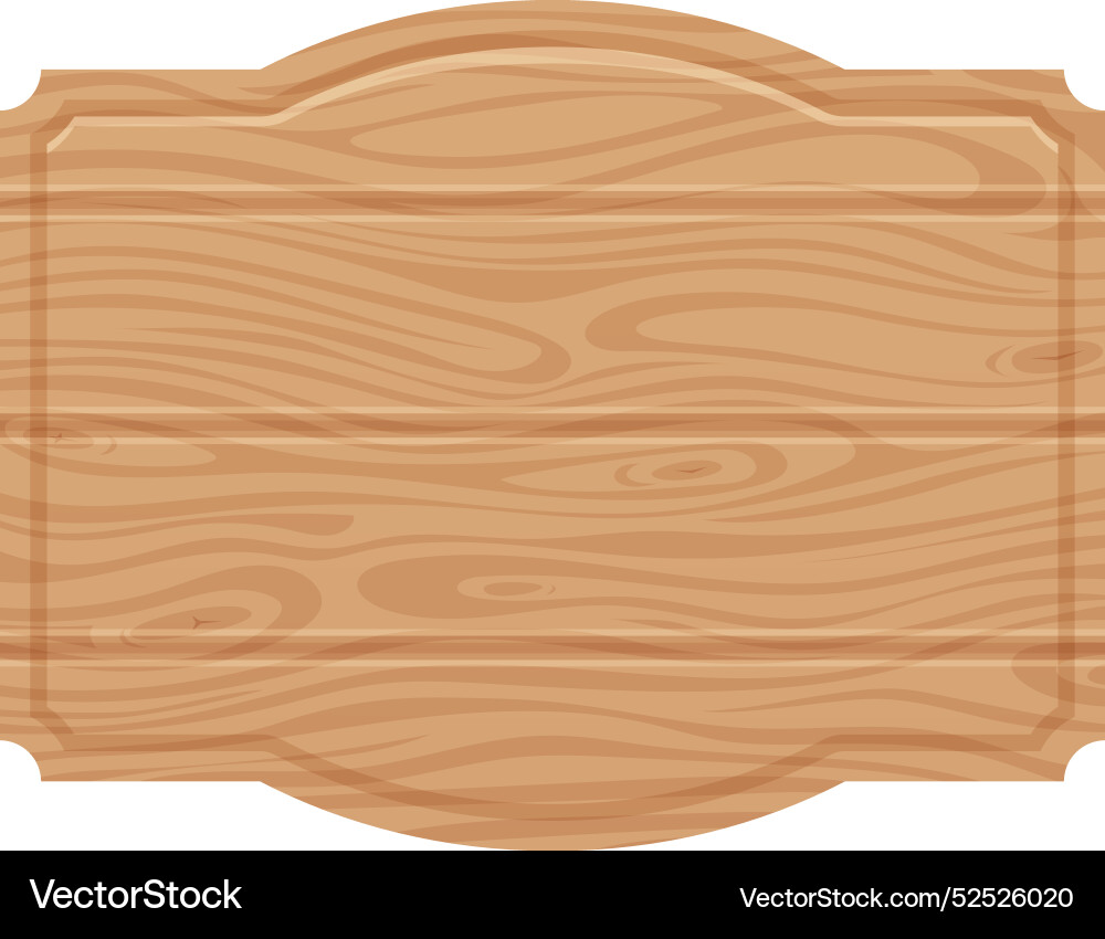 Wooden signboard template rural style retro badge Wooden signboard template rural style retro badge vector image