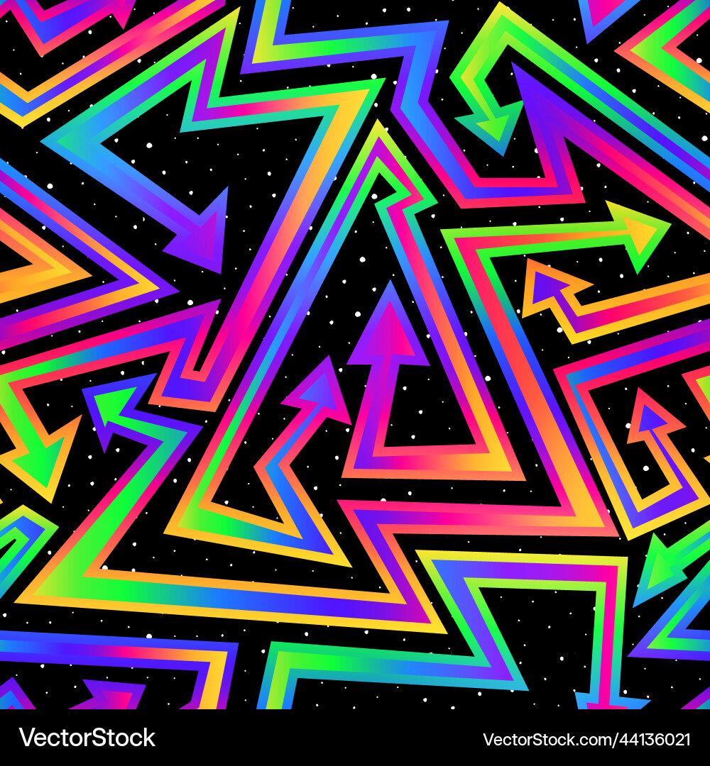 Arrow geometric pattern with space background Arrow geometric pattern with space background vector image