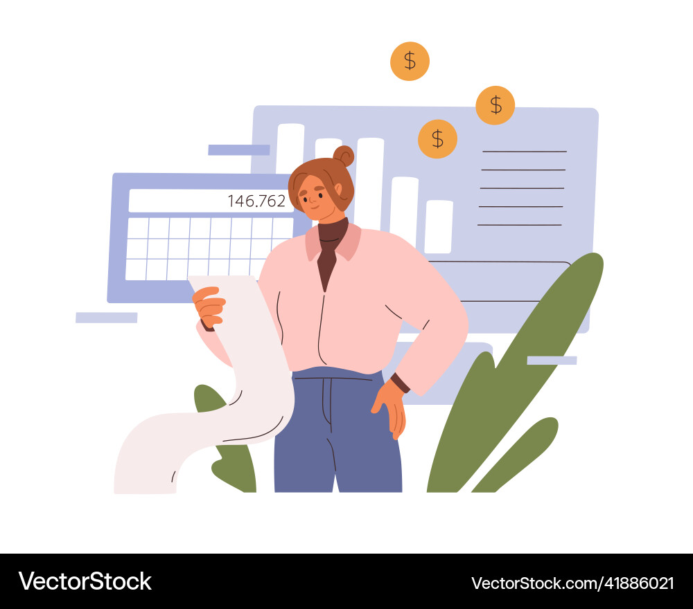 Berechnung und Planung des Budgetmanagements Berechnung und Planung des Budgetmanagements vektorbild