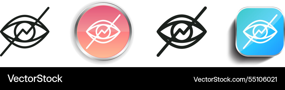 Infection icon thin linear regular and button vector image