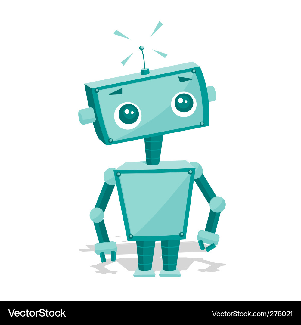 Robotic Character vector image