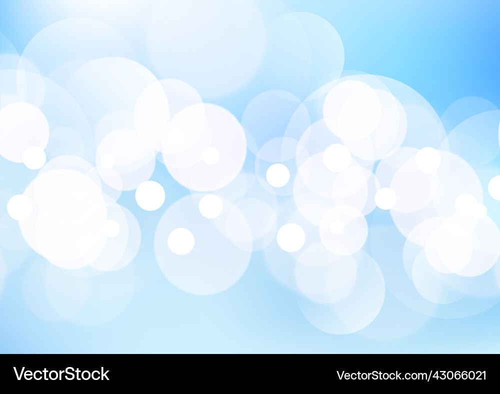 Shimmering Bokeh Lights Background vector image