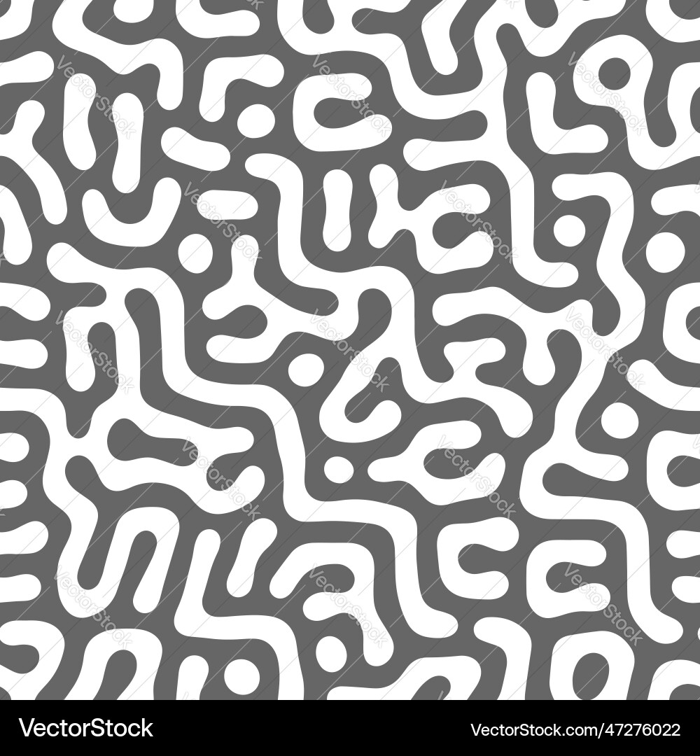 Abstract Blob Pattern - Grey White vector image