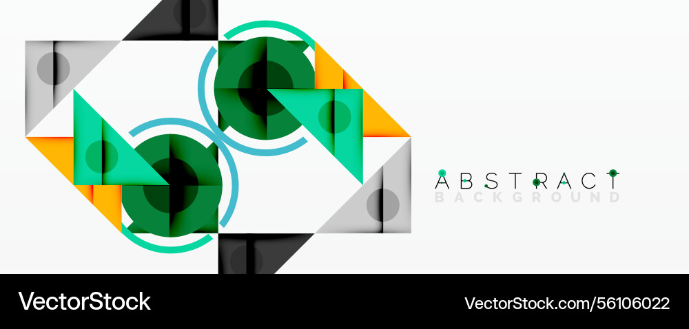 Abstract geometric composition with intersecting Abstract geometric composition with intersecting vector image