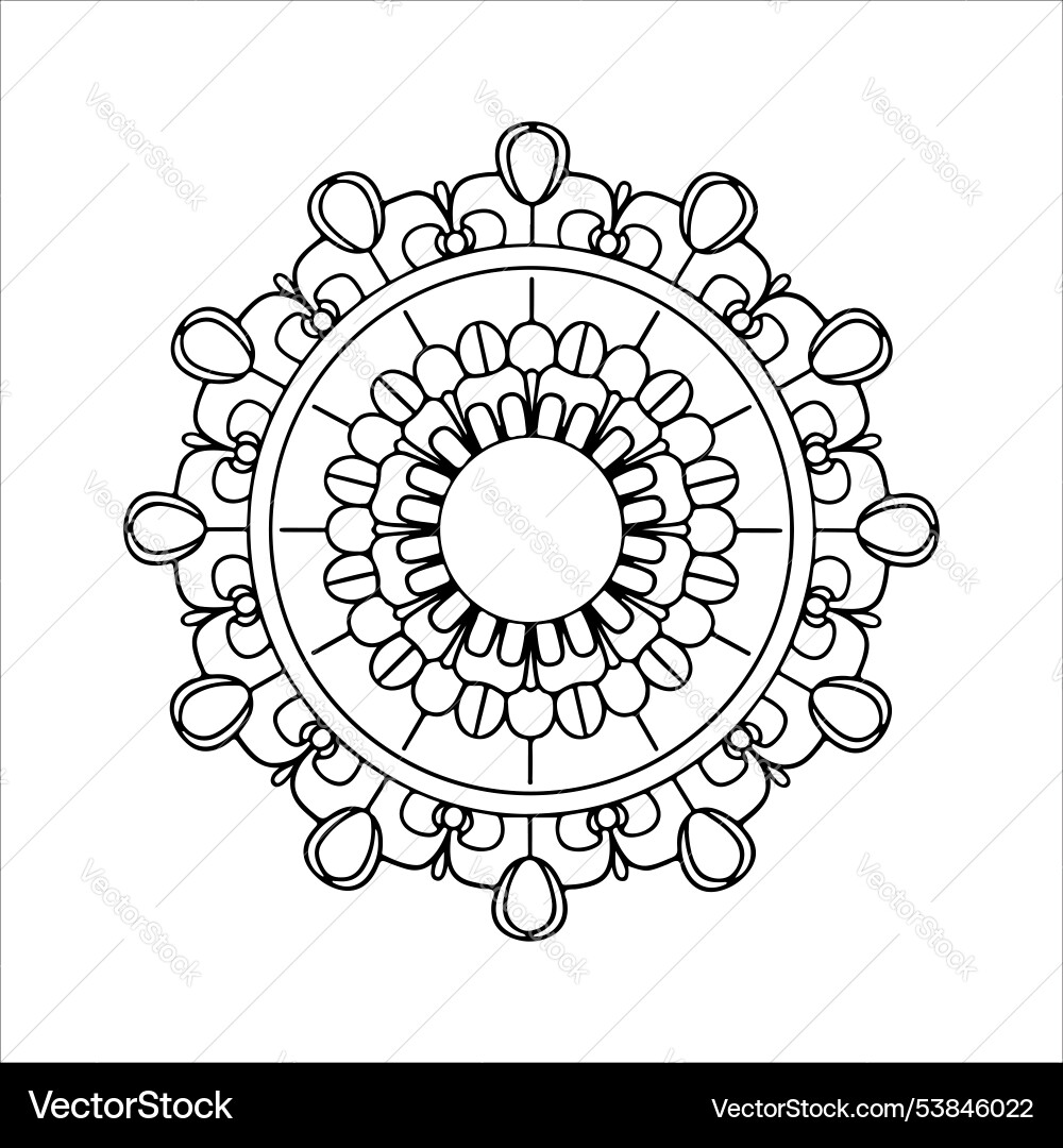 Mandala abstract pattern design Mandala abstract pattern design Vector Image