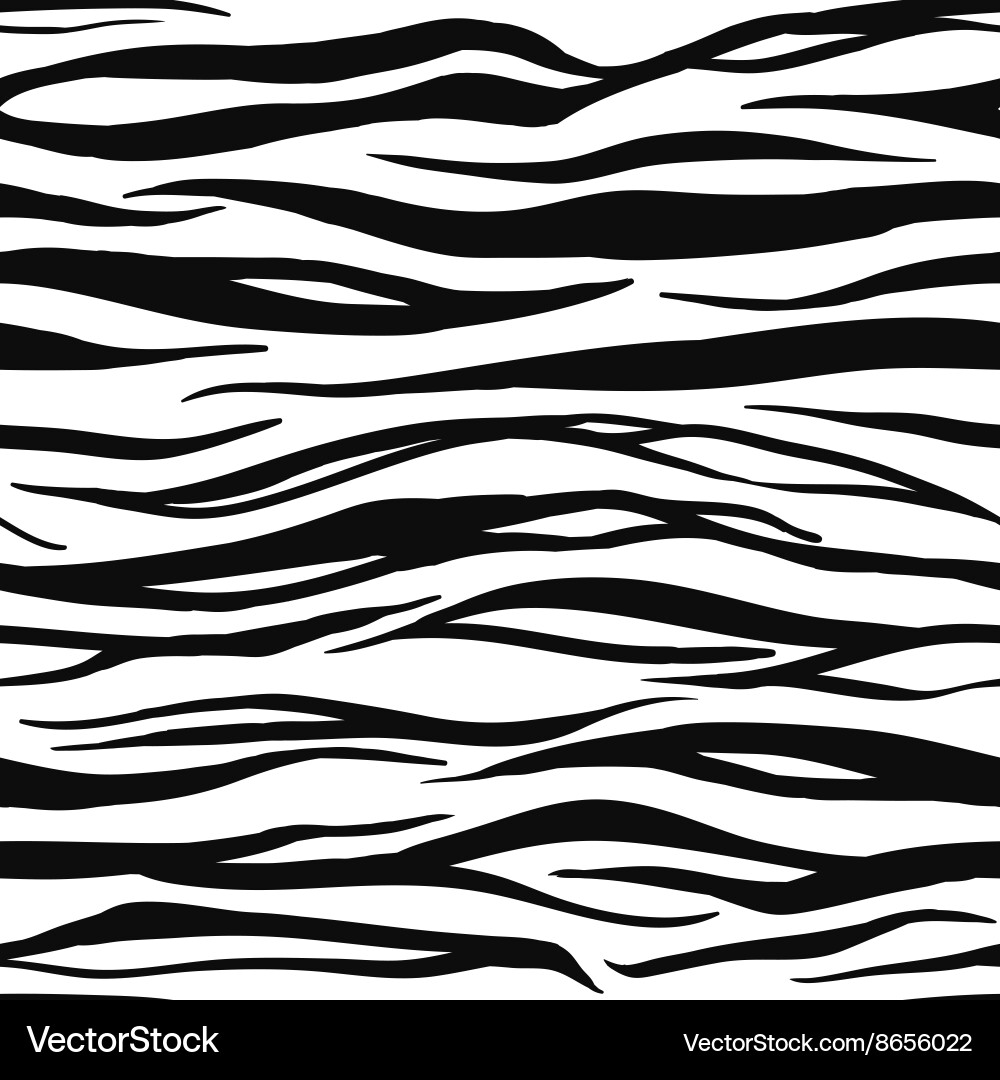 Zebra Print Pattern vector image