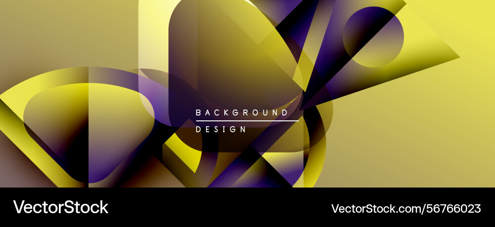 Abstract geometric shapes overlap creating Abstract geometric shapes overlap creating vector image