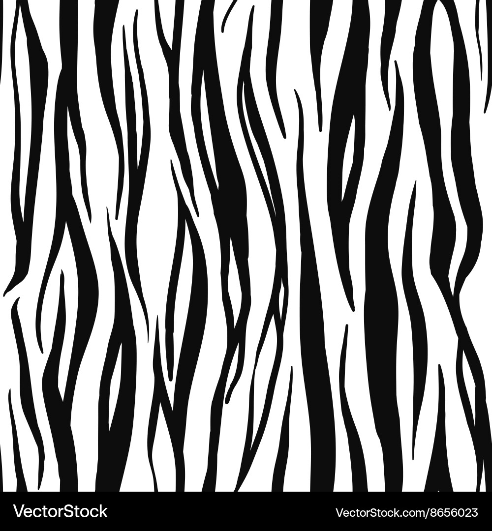 Zebra Print Pattern vector image