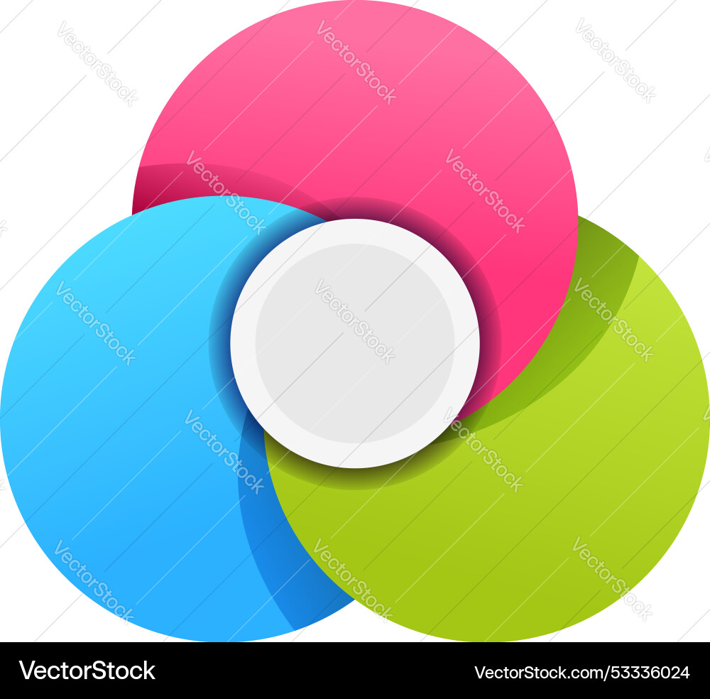Abstract background with overlapping circles Abstract background with overlapping circles vector image