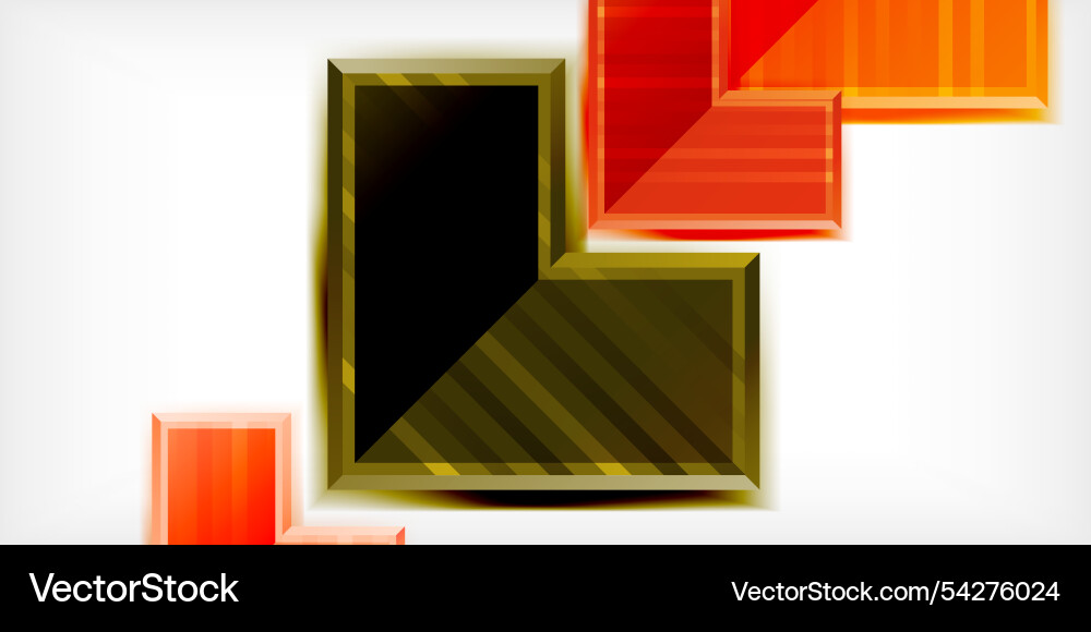 Arrow symbols created with 3d effects and line Vector Image