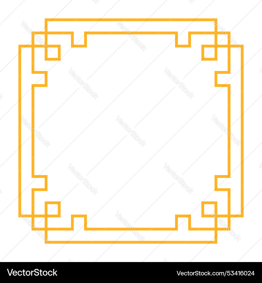Chinese frame design element collection Chinese frame design element collection Vector Image