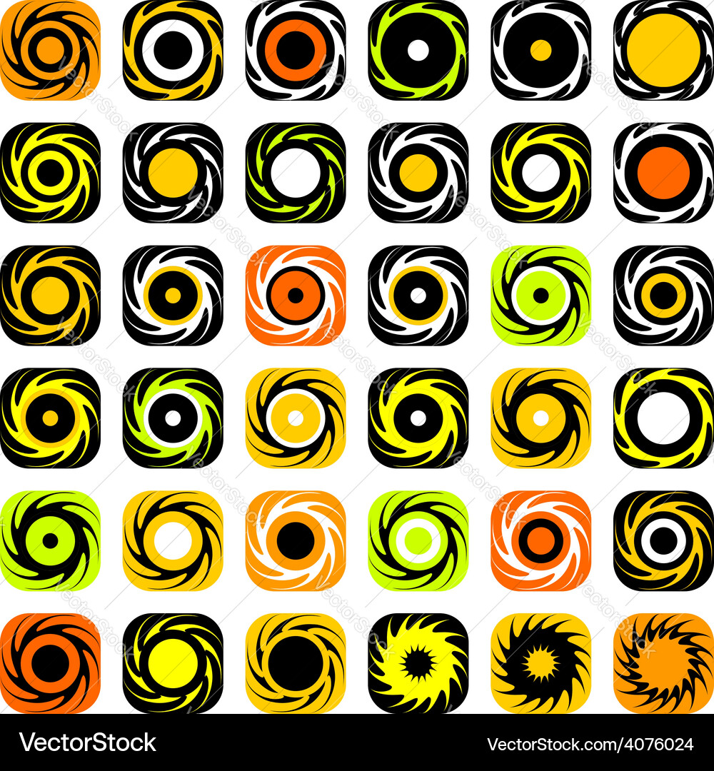 Design elements set Vector Image