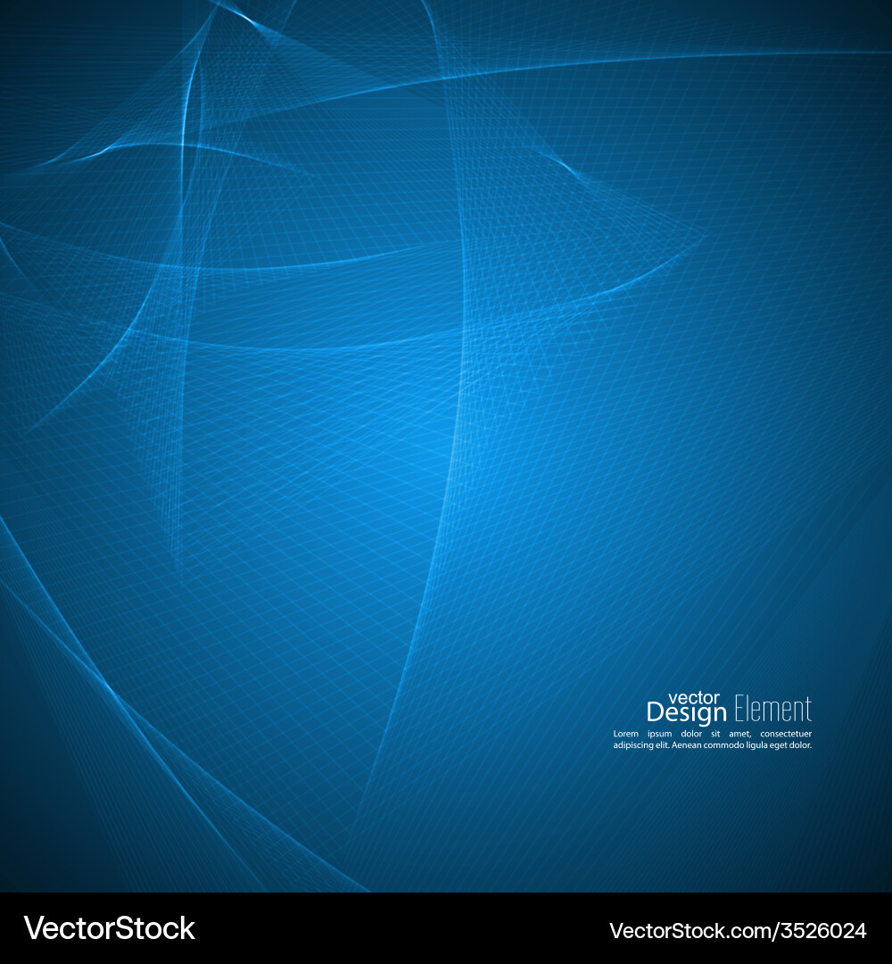 Elegant Blue Abstract Background vector image