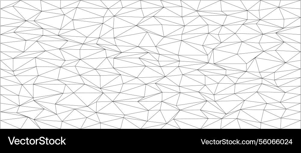 Geometric line pattern with abstract chaos design vector image