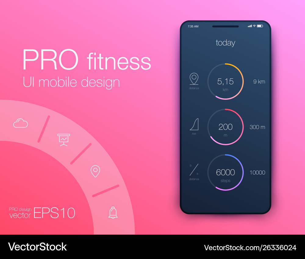 Graphics mobile infographics with three Graphics mobile infographics with three vector image