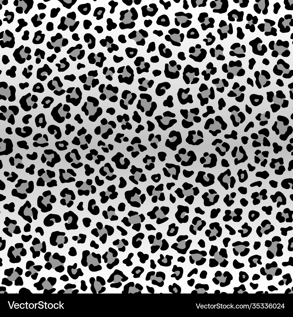 Leopard Print Seamless Pattern vector image