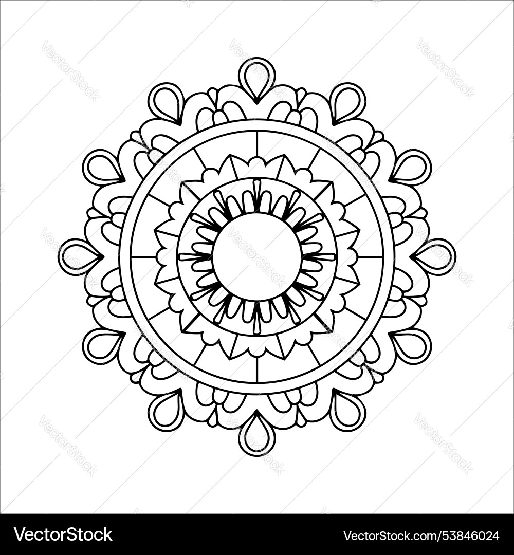Mandala abstract pattern design Mandala abstract pattern design Vector Image