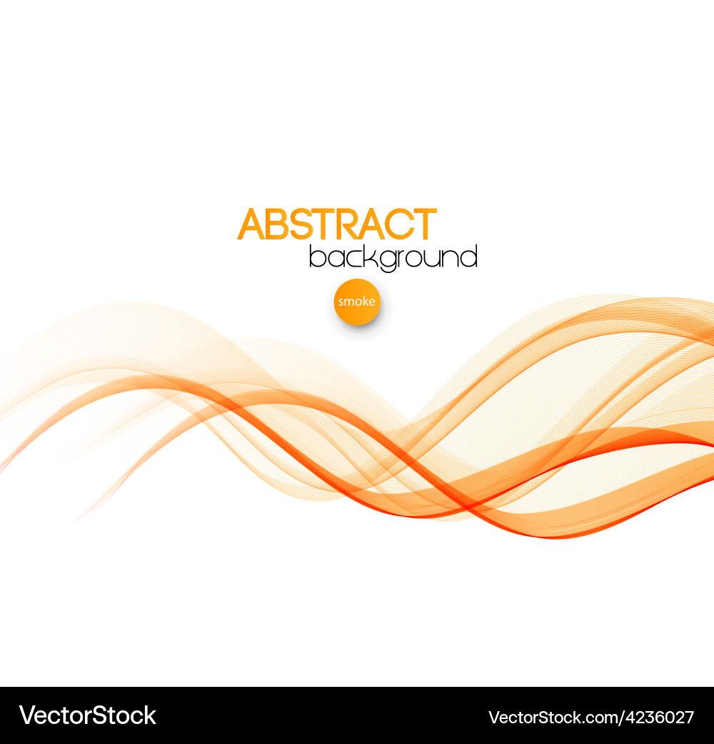 Abstract curved lines background template Vector Image