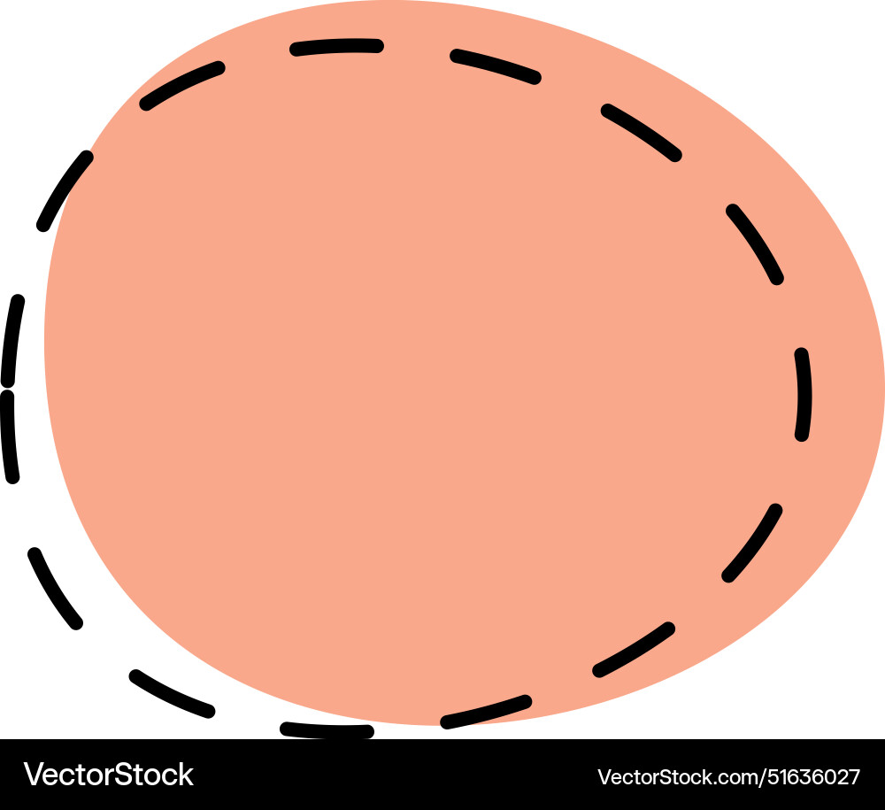 Abstract round text box vector image