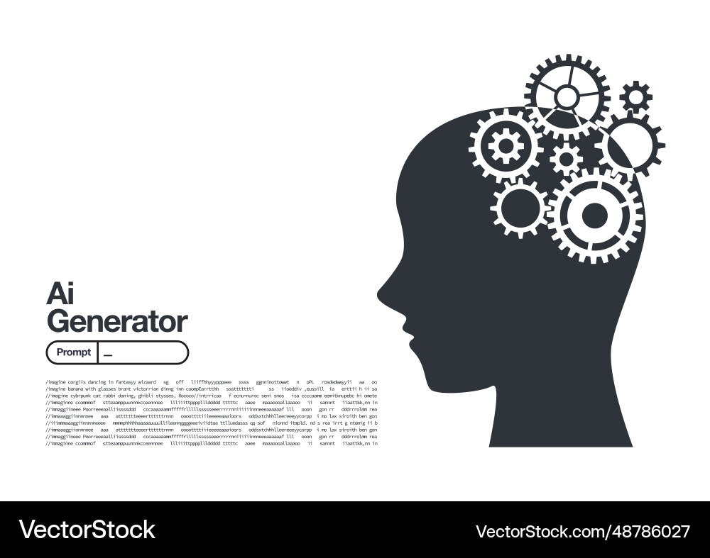Ai generator artificial intelligence Ai generator artificial intelligence Vector Image