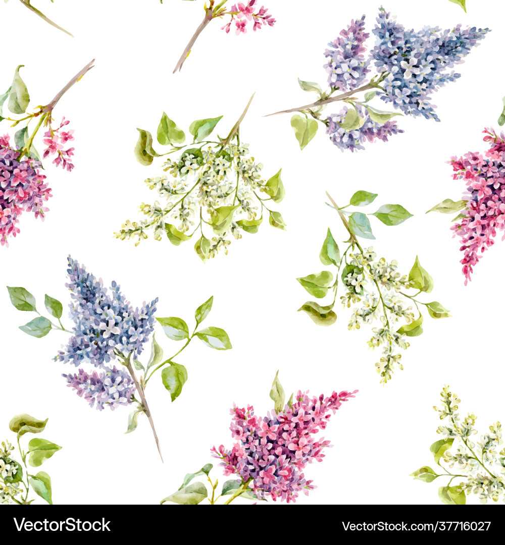 Beautiful floral spring seamless pattern Beautiful floral spring seamless pattern vector image