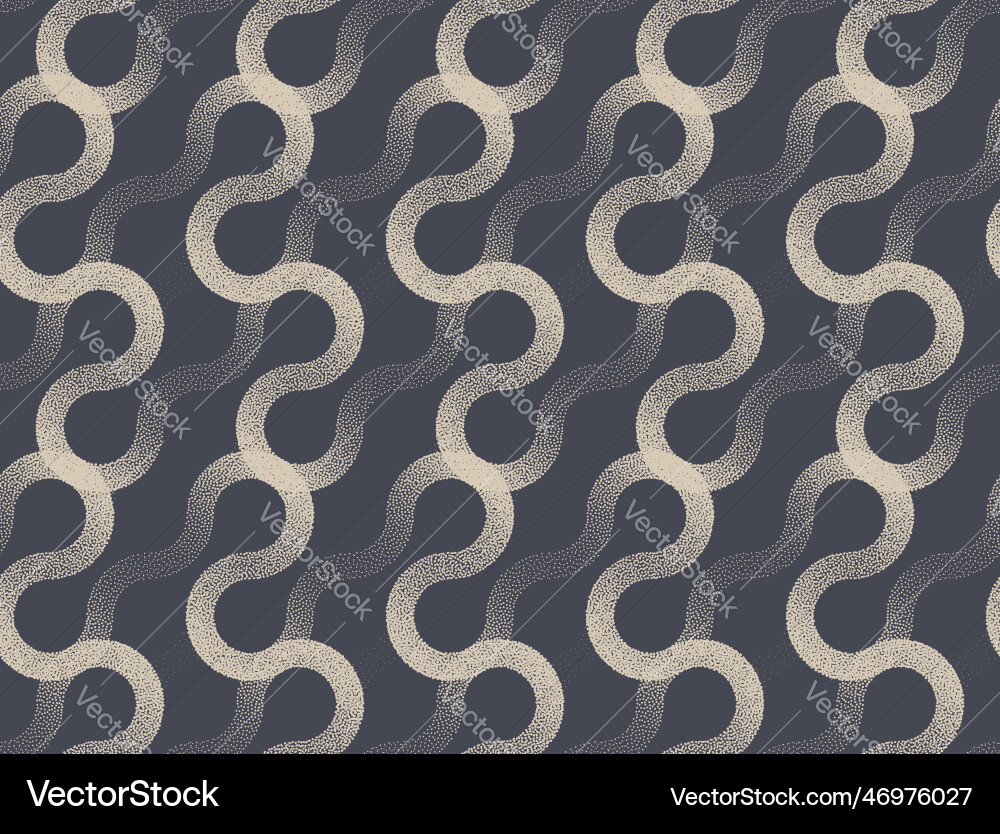 Intricate Wavy Lines Pattern vector image