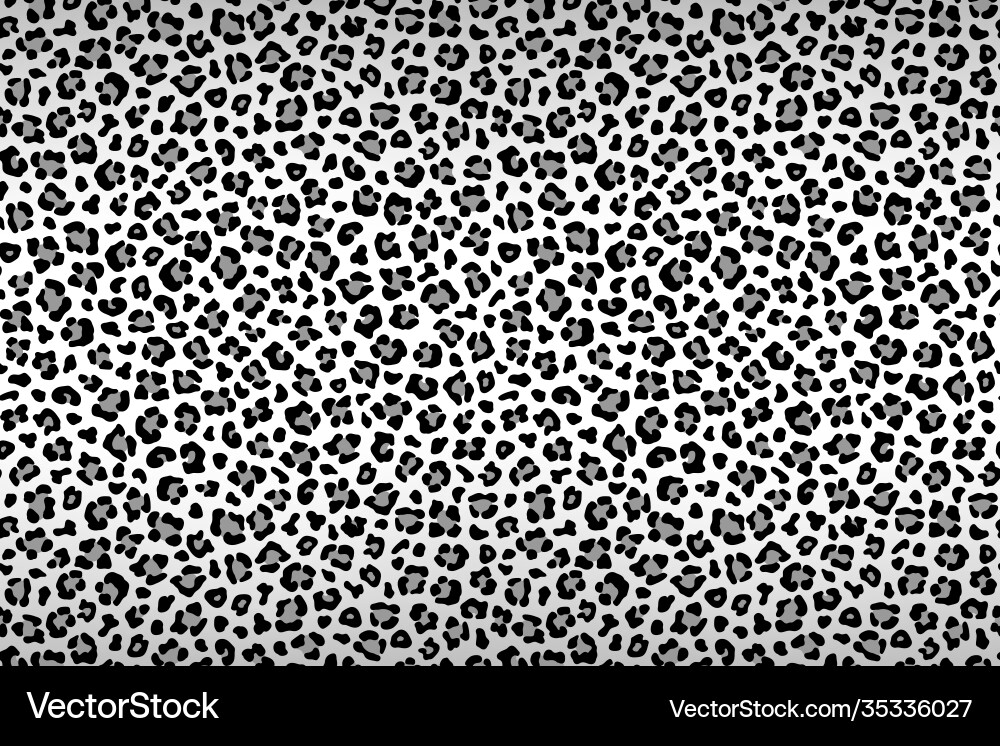 Leopard Print Seamless Pattern vector image