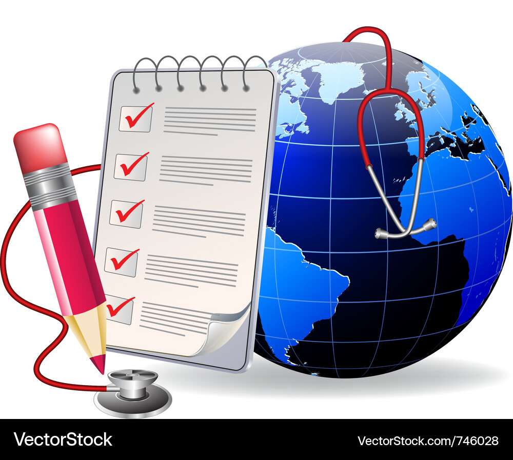 Health and Global Concepts Vector Image