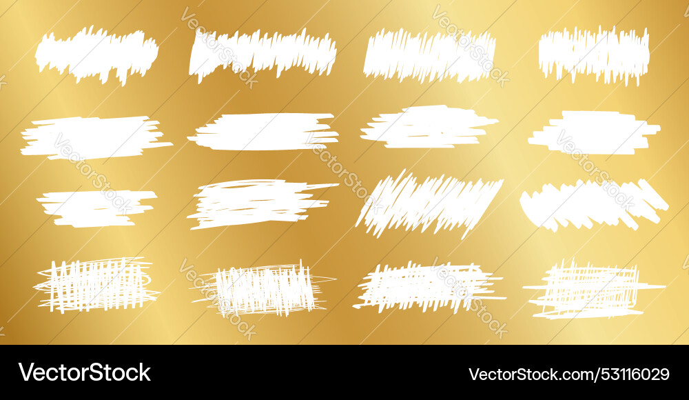 Scrape scratchcard textures on gold background Scrape scratchcard textures on gold background vector image