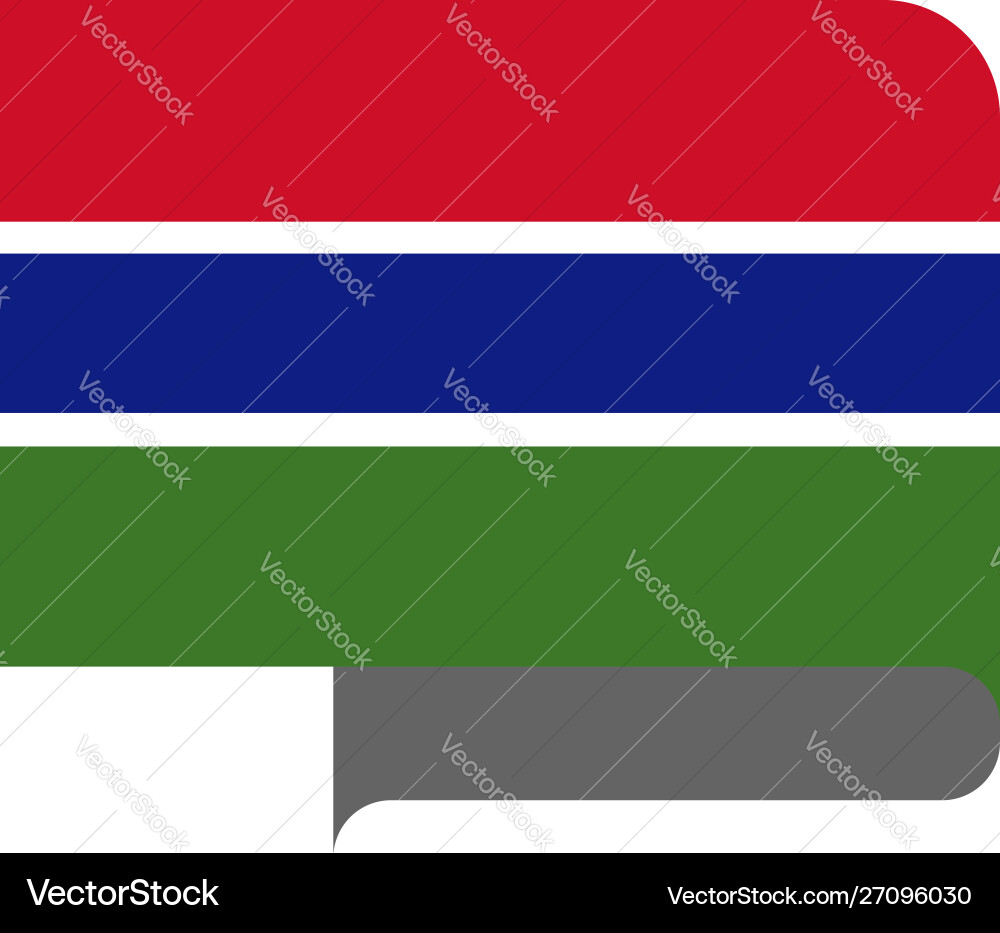 Flag horizontal shape pointer for world map Flag horizontal shape pointer for world map vector image