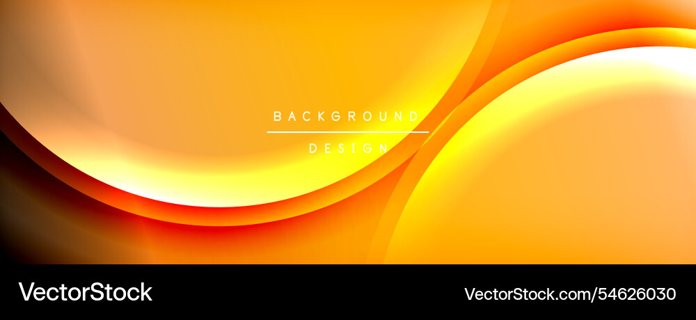 Gradient and shadow wave line geometric background Vector Image