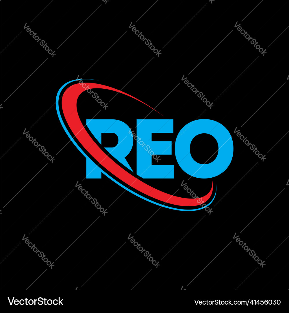 Reo logo letter design – Royalty-Free Vector | VectorStock