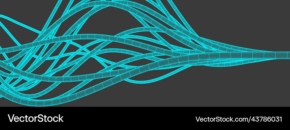 Abstract background with a wireframe dynamic Abstract background with a wireframe dynamic vector image