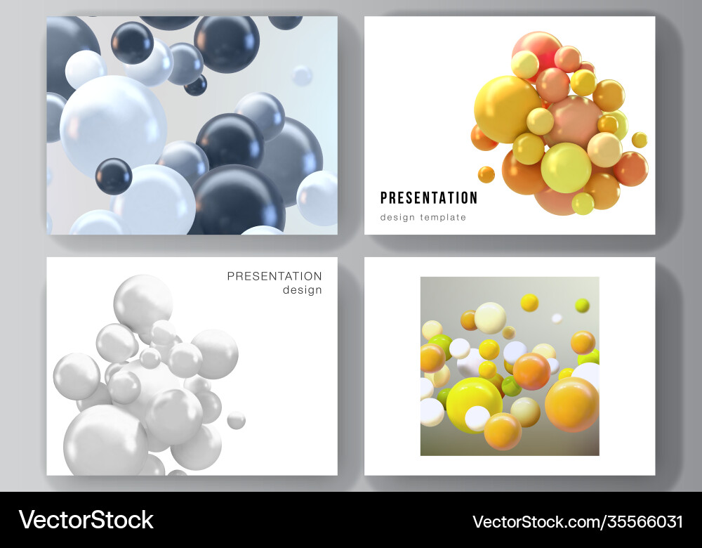 Layout presentation slides design Layout presentation slides design vector image