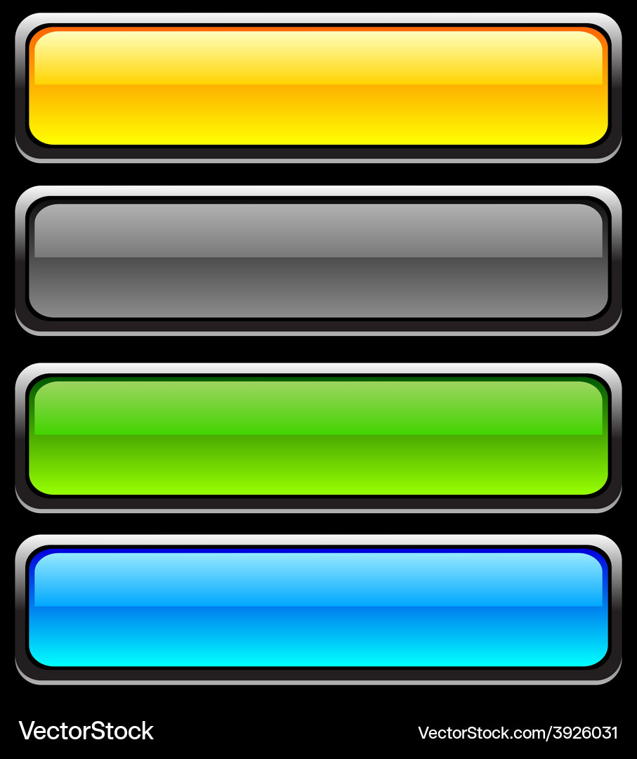 Web buttons Vector Image