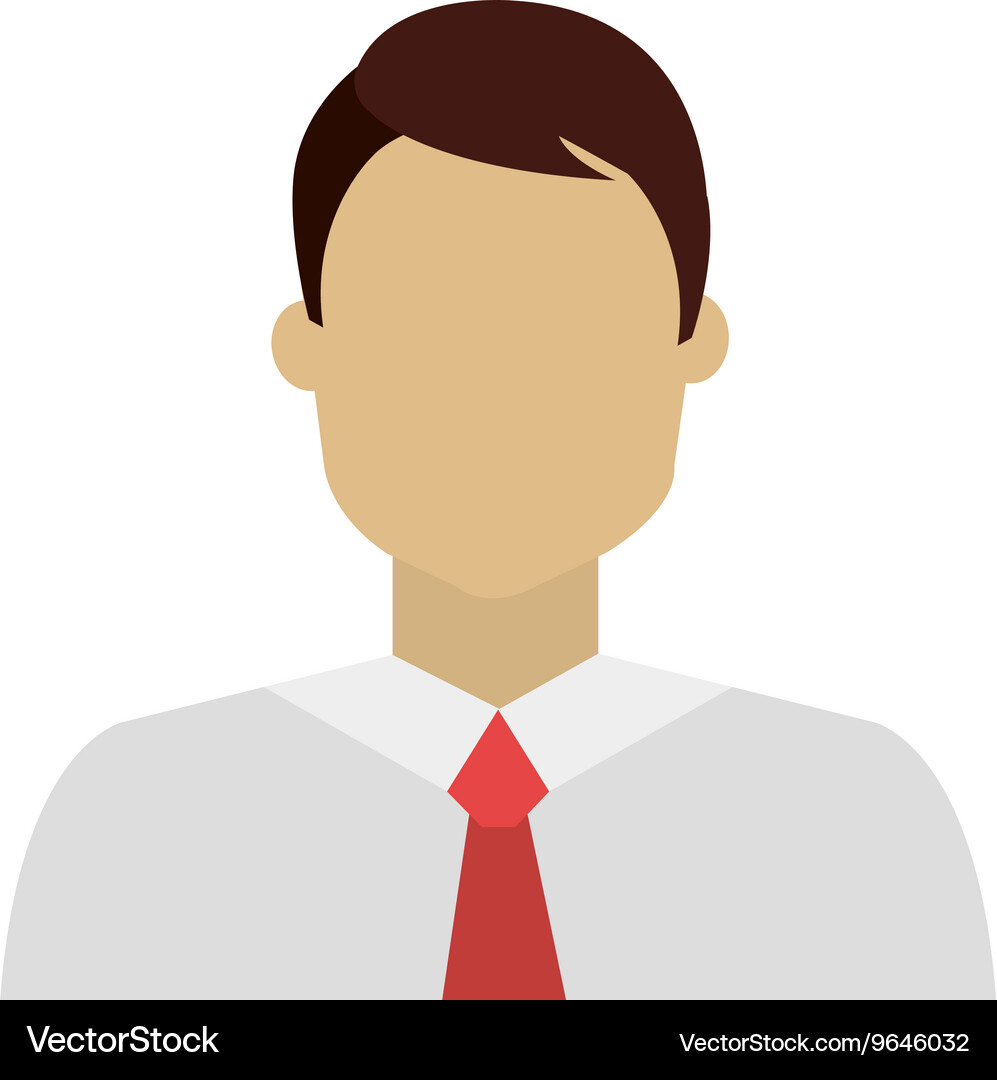 Avatar business man graphic Vector Image