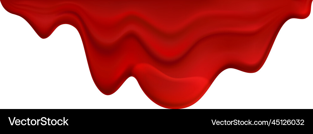 Blood blot realistic composition Royalty Free Vector Image