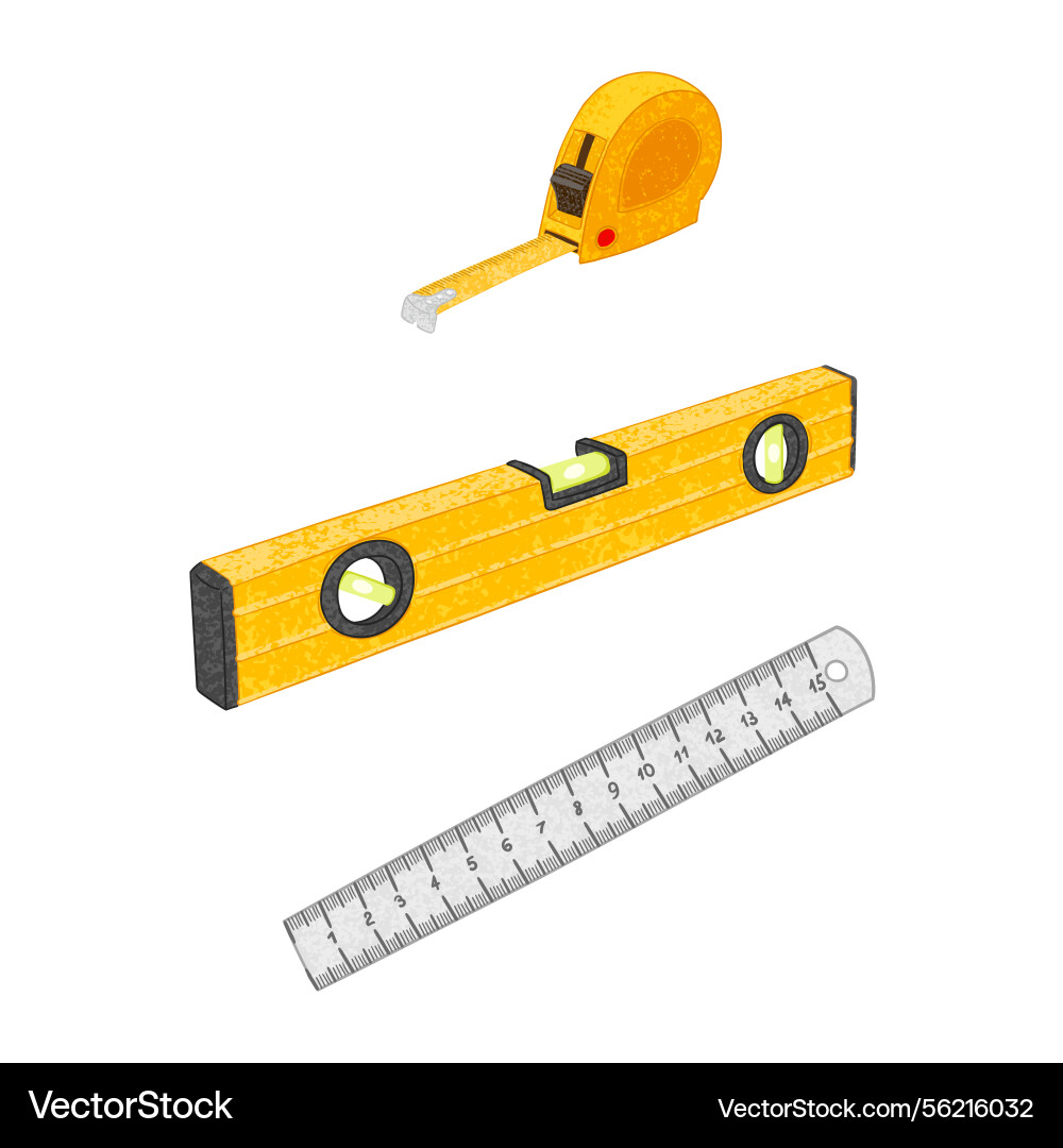 Measuring instruments set Vector Image
