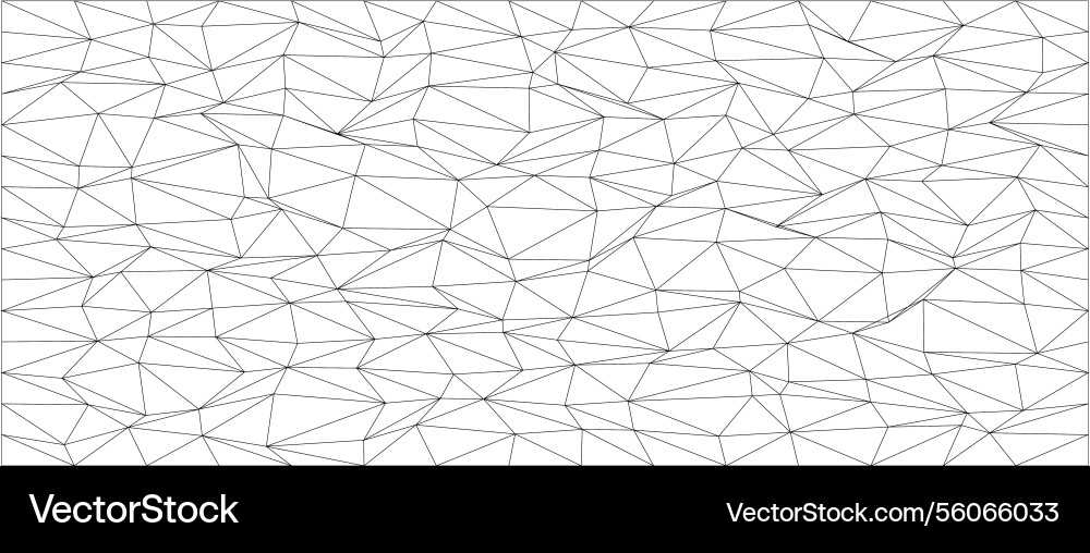 Abstract geometric pattern with chaotic triangular vector image